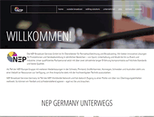 Tablet Screenshot of mpp-mediatec-broadcast.de